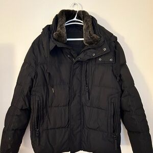 Womens Marc New York Black Winter Jacket